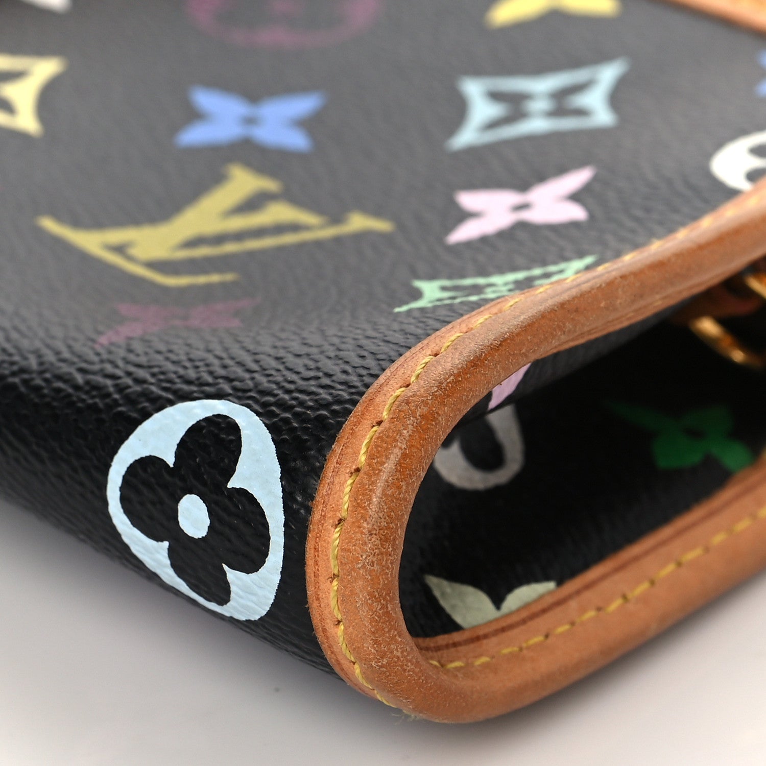 Louis Vuitton Monogram Multicolor Shirley Black 9 of 9