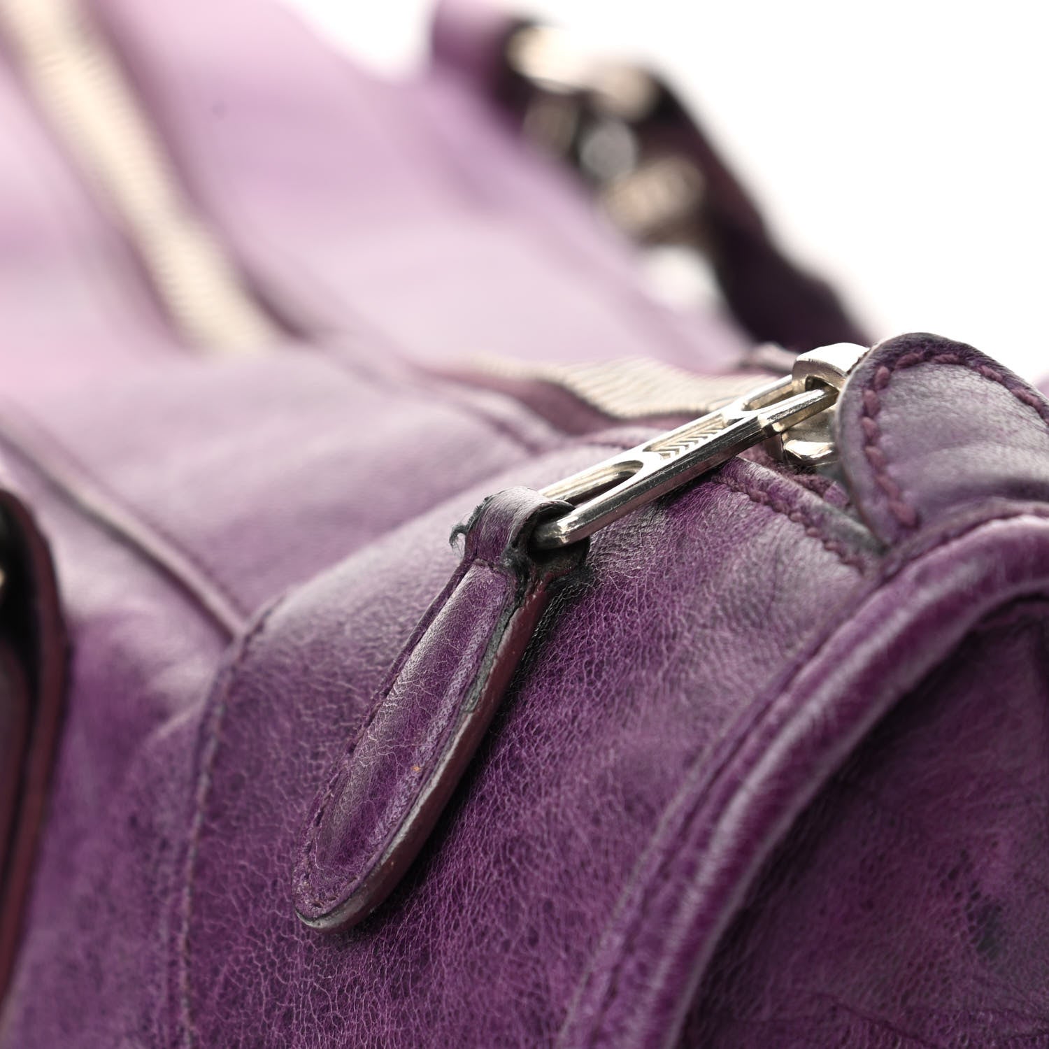 Balenciaga Agneau Giant 21 Silver Hardware Work Raisin 18 of 18