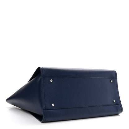 Chanel Caviar Medium Studded Deauville Tote Blue 4 of 9