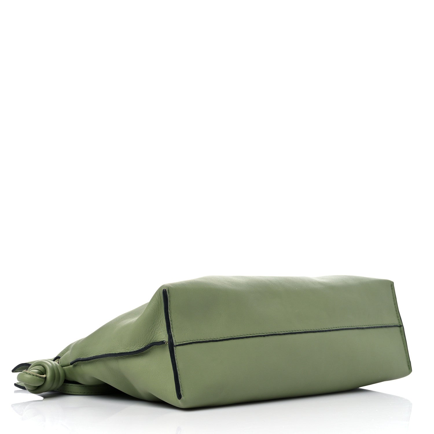 Loewe Calfskin Small Flamenco Knot Bag Avocado Green 4 of 9