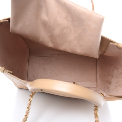 Chanel Caviar Small Studded Deauville Tote Beige 6 of 11