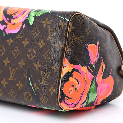 Louis Vuitton Monogram Roses Speedy 30 10 of 10