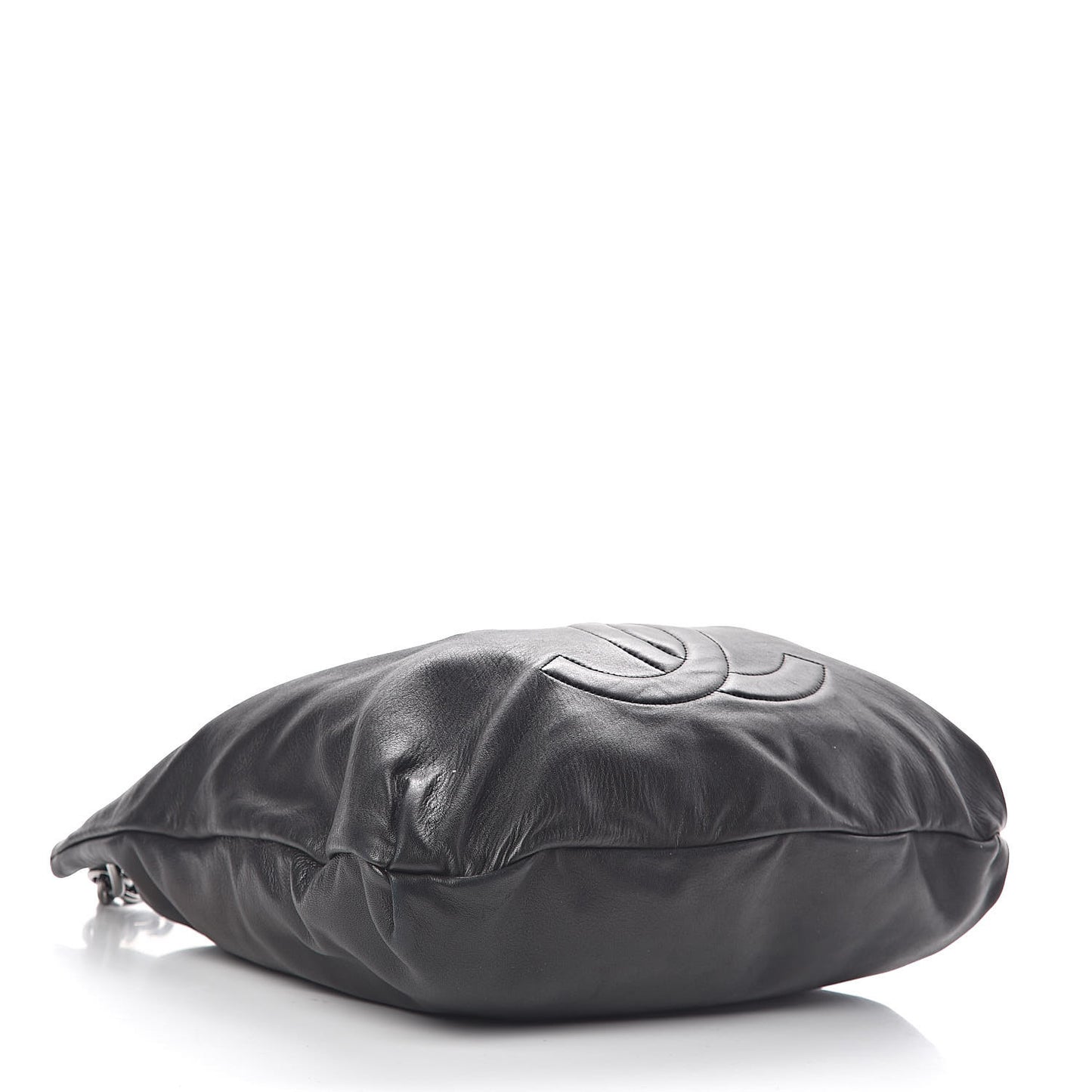 Lambskin Large Soft and Chain Hobo Black