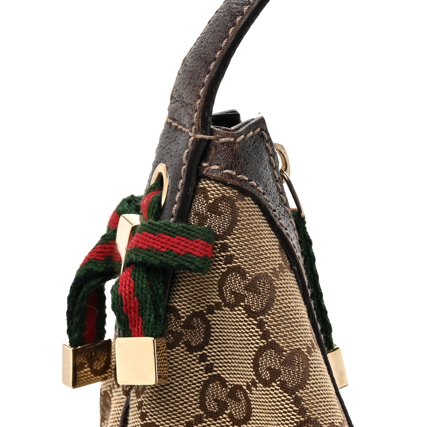 Gucci Monogram Large Princy Hobo Dark Brown 15 of 15