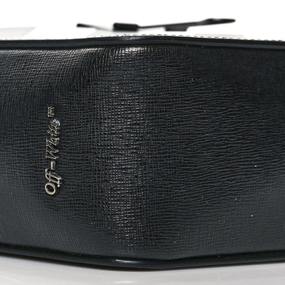 Off-White Saffiano Striped Diag Binder Belt Bag Black White 5 of 9