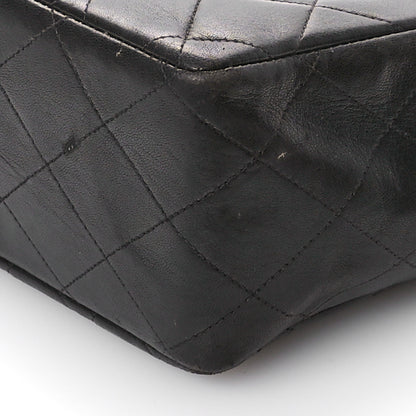 Chanel Lambskin Quilted XL Jumbo Single Flap Black 11 of 13