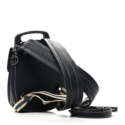 Christian Dior Grained Calfskin Mini Gallop Sling Bag Navy Blue 3 of 10