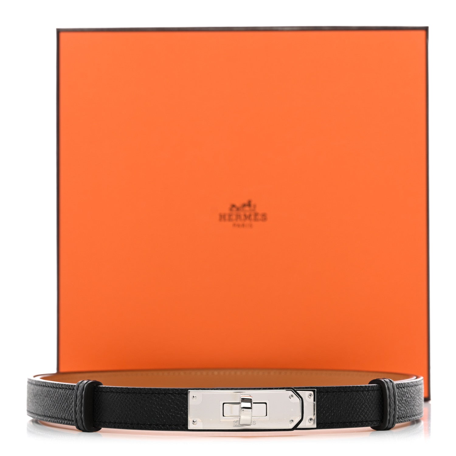 Hermes Epsom Kelly Belt Black 4 of 4