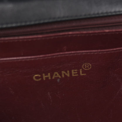 Chanel Lambskin Quilted XL Jumbo Single Flap Black 11 of 13