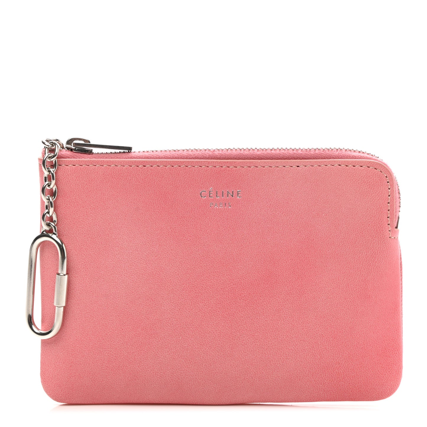 Lambskin Solo Coin Card Case Cloudy