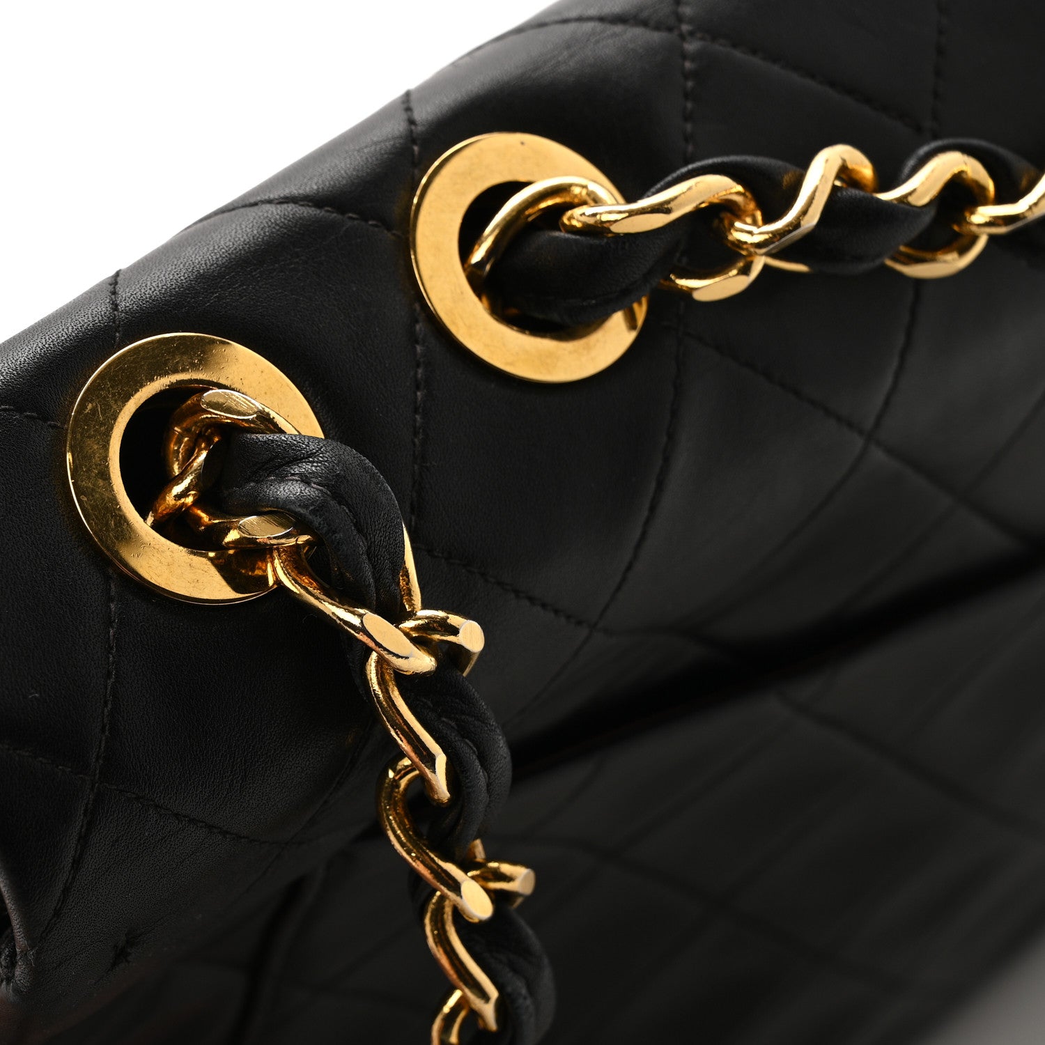 Chanel Lambskin Quilted XL Jumbo Single Flap Black 1840931