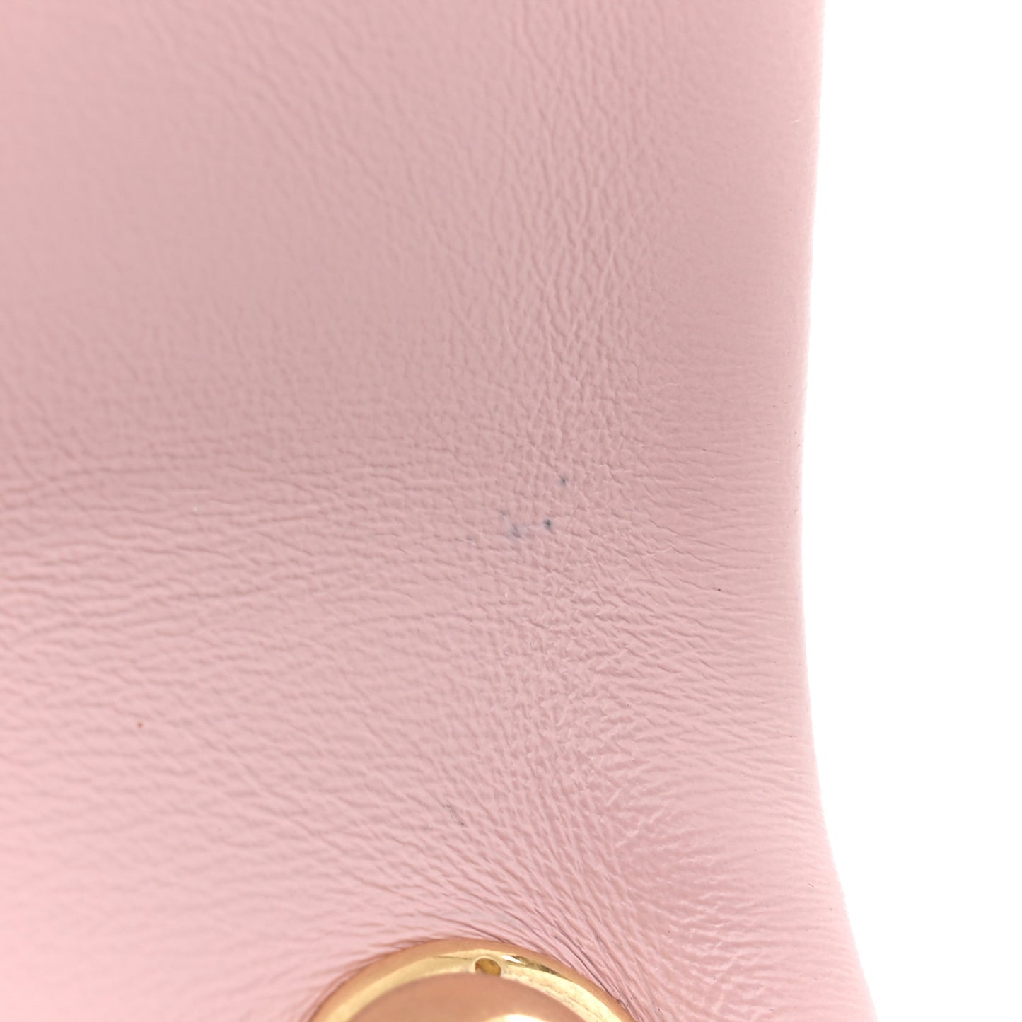 Lambskin Quilted Mini Color Match Flap Light Pink