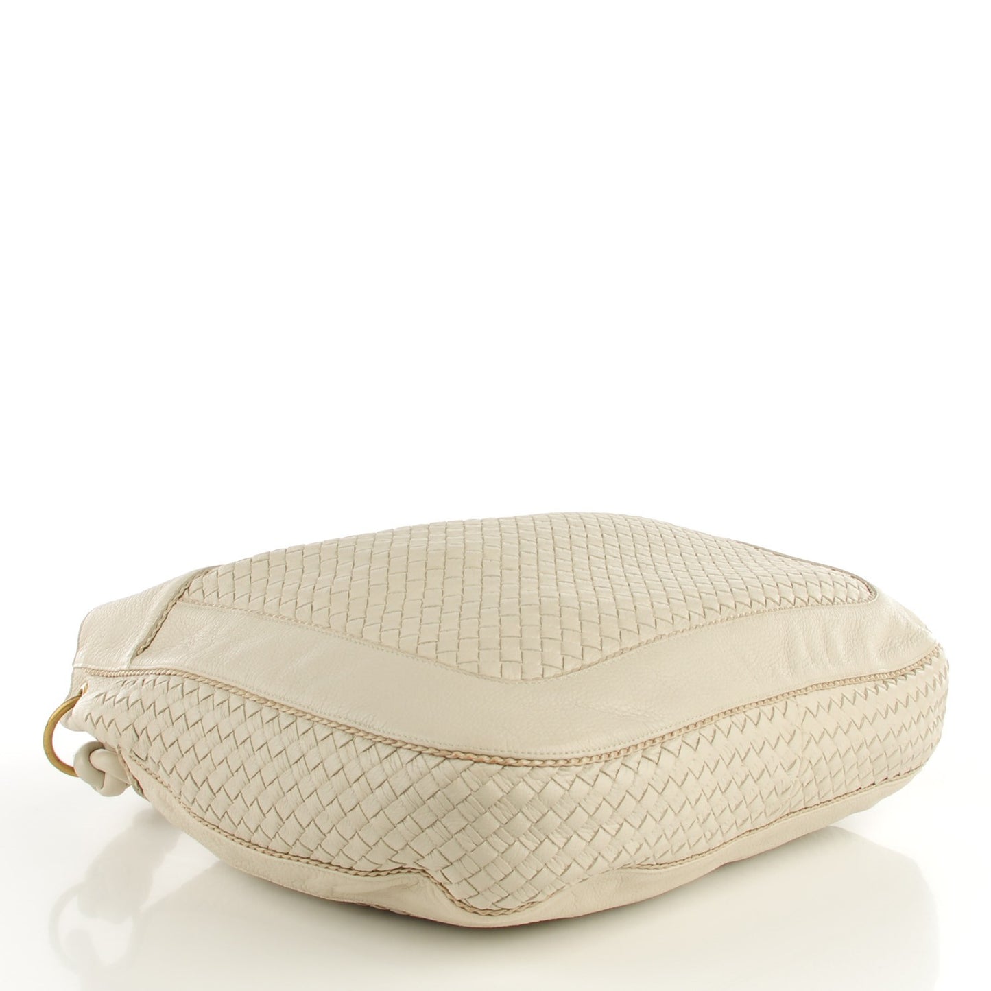 Cervo Intrecciato Shoulder Bag Pergamena