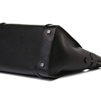Celine Drummed Calfskin Mini Luggage Black 10 of 17