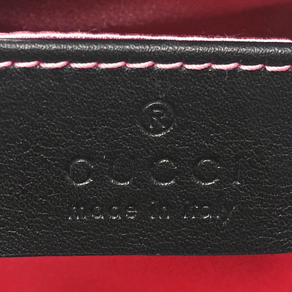 Gucci Velvet Matelasse Marquise Crystals Mini GG Marmont Chain Shoulder Bag Black 6 of 10