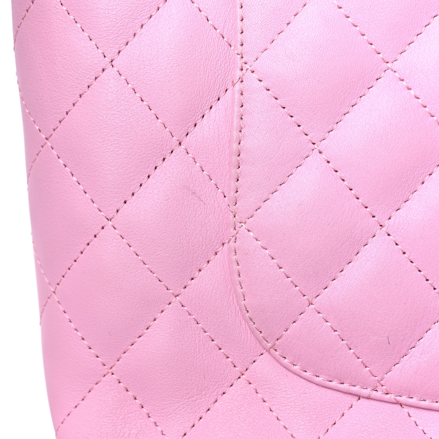 Chanel Calfskin Quilted Medium Cambon Tote Pink Black 13 of 14