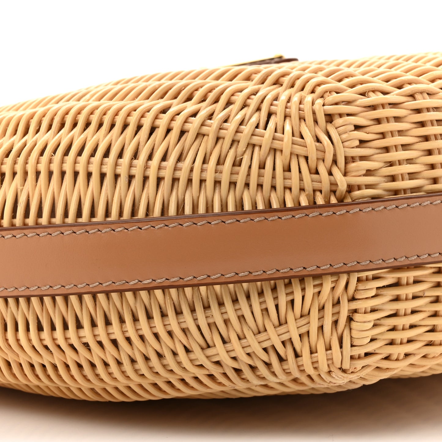 Wicker Arque Shoulder Bag Natural