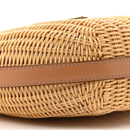 Prada Wicker Arque Shoulder Bag Natural 9 of 9