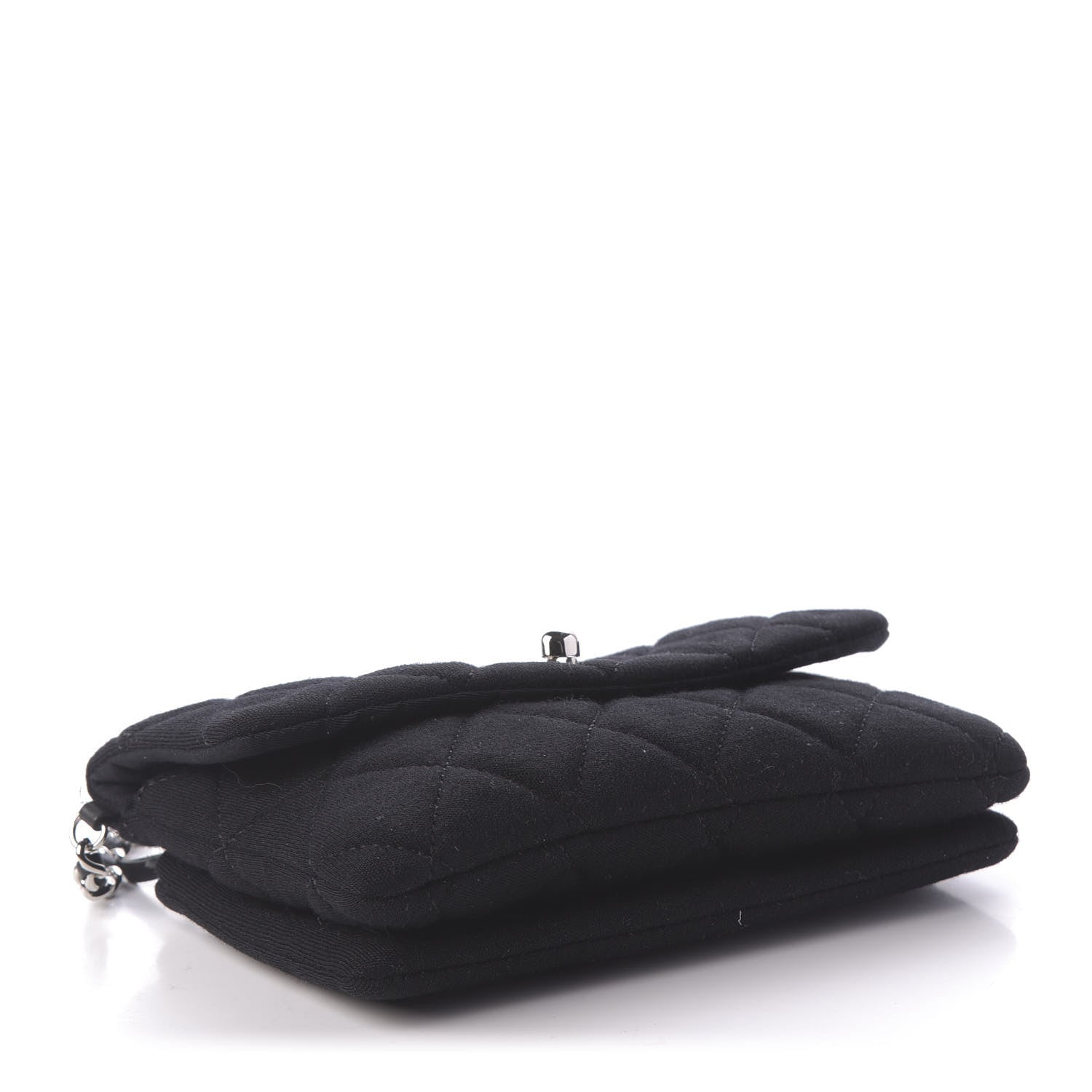 Chanel Jersey Quilted Mini Flap Black 4 of 10