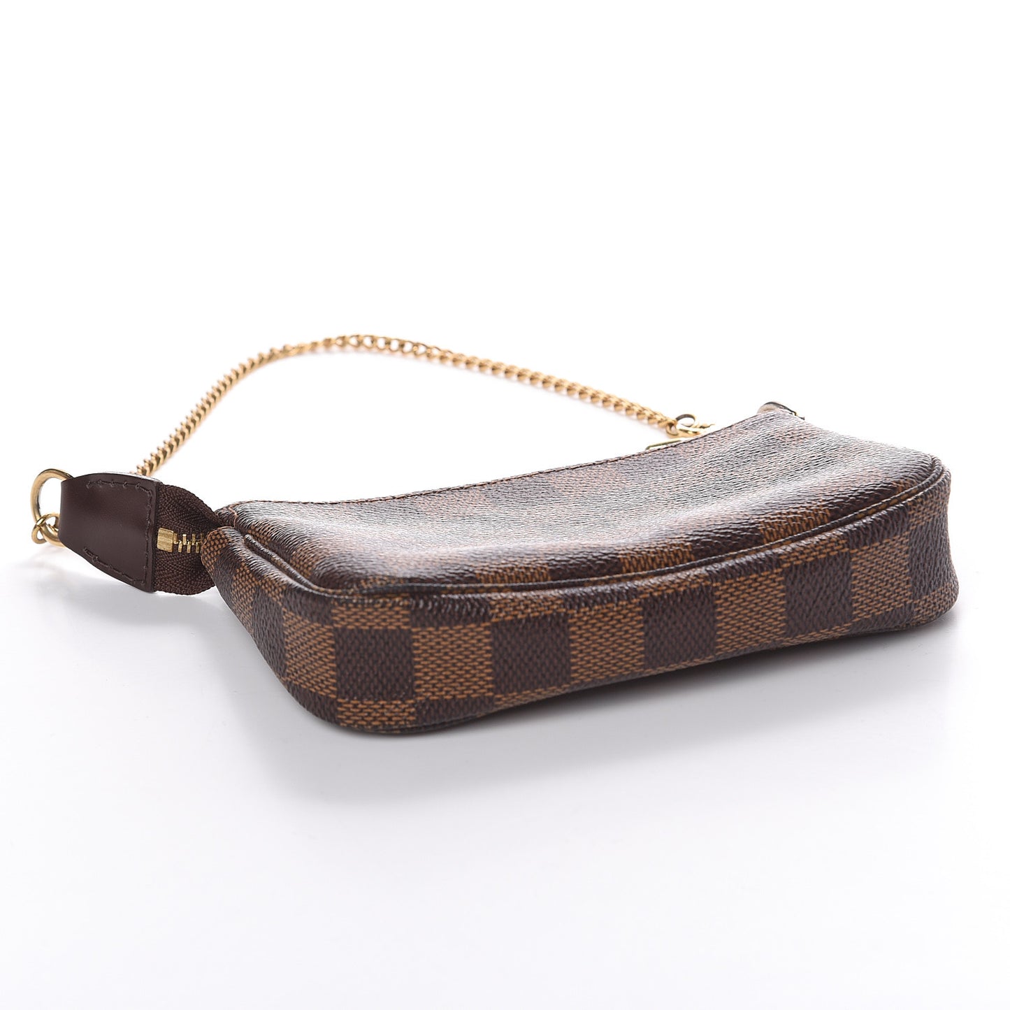 Damier Ebene Complice Trunks and Bags Mini Pochette Accessories Red