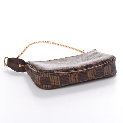 Louis Vuitton Damier Ebene Complice Trunks and Bags Mini Pochette Accessories Red 4 of 10