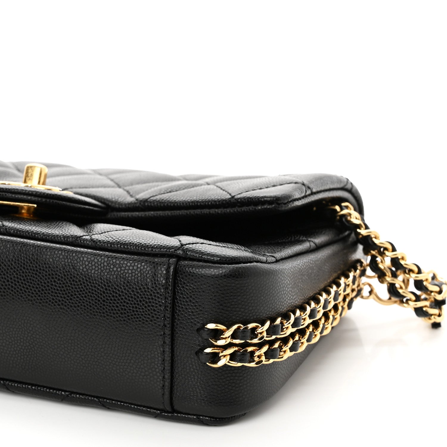 Chanel Caviar Quilted Mini CC You Flap Black 9 of 10