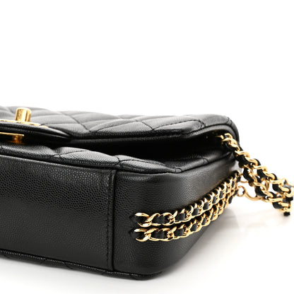 Chanel Caviar Quilted Mini CC You Flap Black 9 of 10