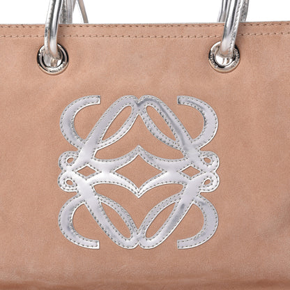 Loewe Suede Medium Shopping Tote Beige 11 of 16