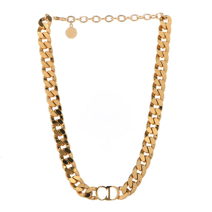 Christian Dior Metal Danseuse Etoile Chain Choker Necklace Gold 3 of 5