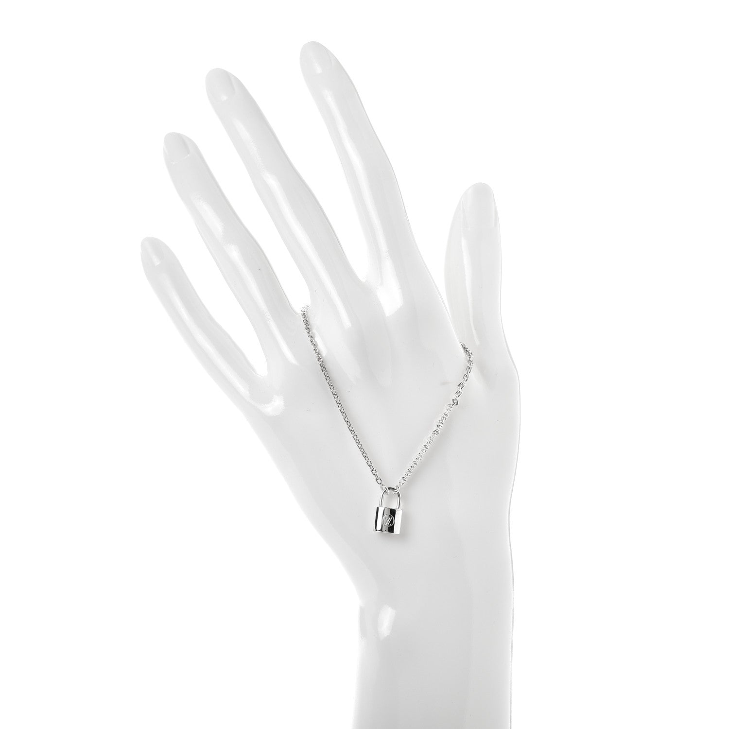 Louis Vuitton Sterling Silver Lockit Bracelet 2 of 5