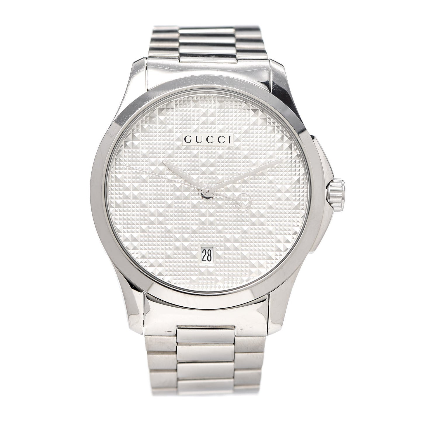 Stainless Steel 38mm G-Timeless Diamante Quartz Watch