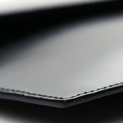 Saint Laurent Smooth Shiny Calfskin Monogram Uptown Pouch Black 9 of 11
