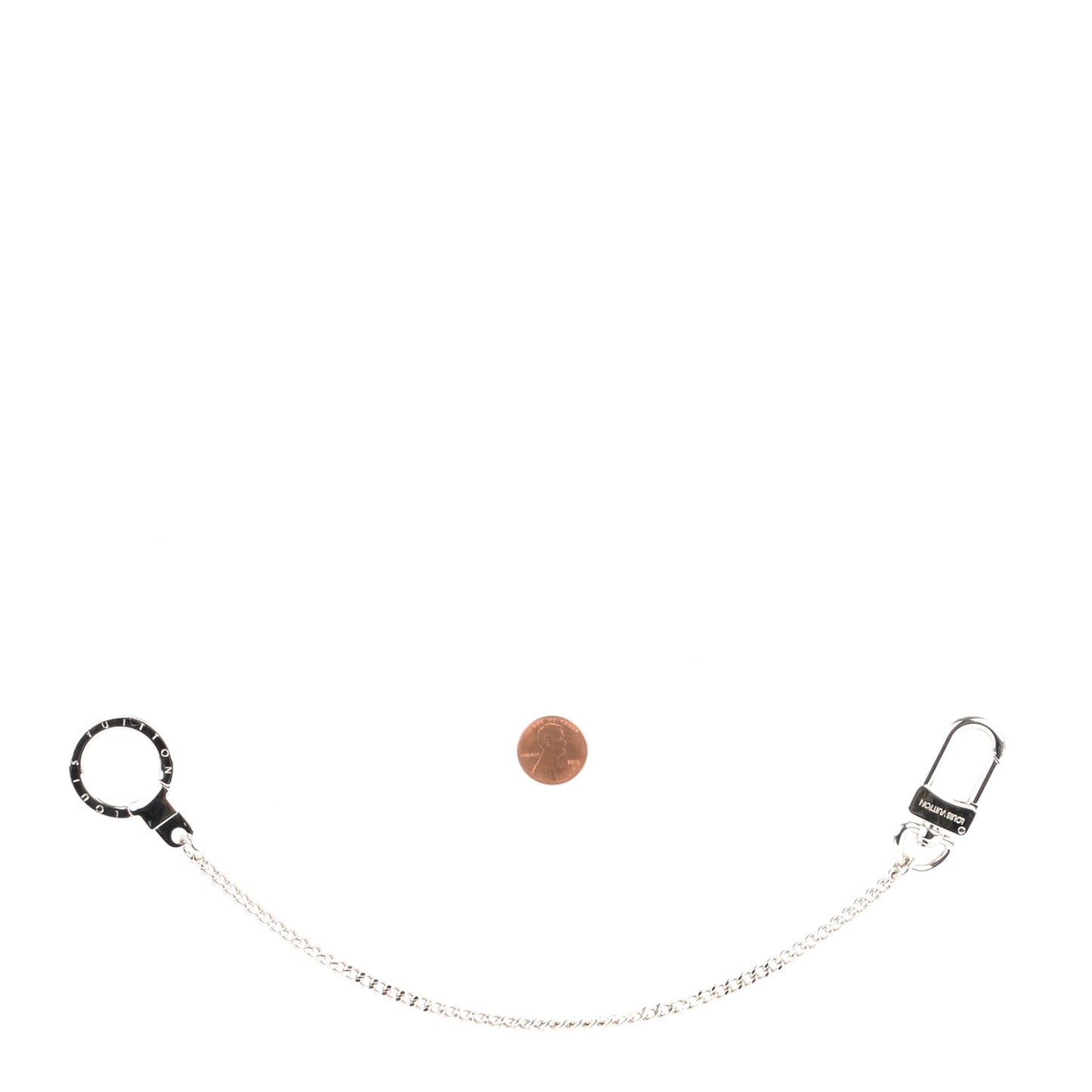 Pochette Extender Key Ring Chain Silver