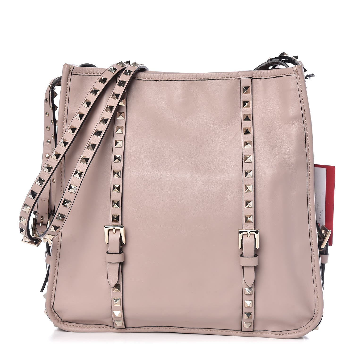 Valentino Garavani Vitello Rockstud Shopper Tote Poudre 1 of 10