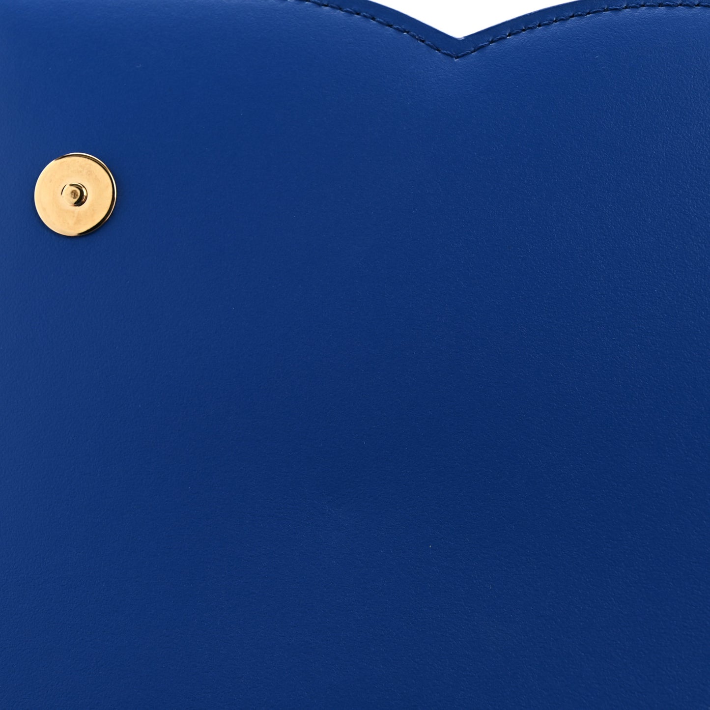 Calfskin DG Logo Flap Clutch Blue