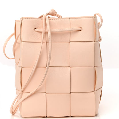 Bottega Veneta Nappa Maxi Intrecciato Cassette Bucket Bag Melon Washed 3 of 12