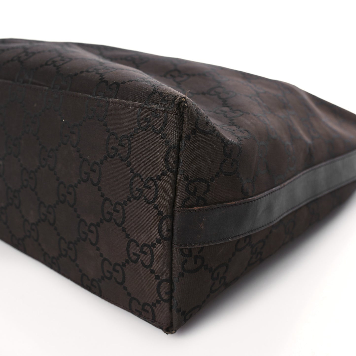 Nylon Monogram Hobo Dark Brown