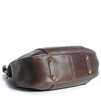 Louis Vuitton Python Galliera PM Gris 4 of 8
