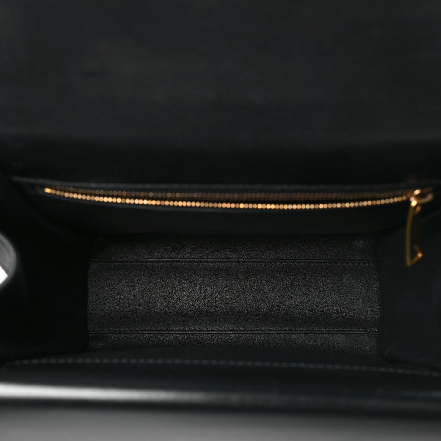 Box Calfskin Nappa Clip Bag Black