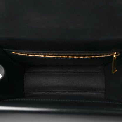 Bottega Veneta Box Calfskin Nappa Clip Bag Black 5 of 11