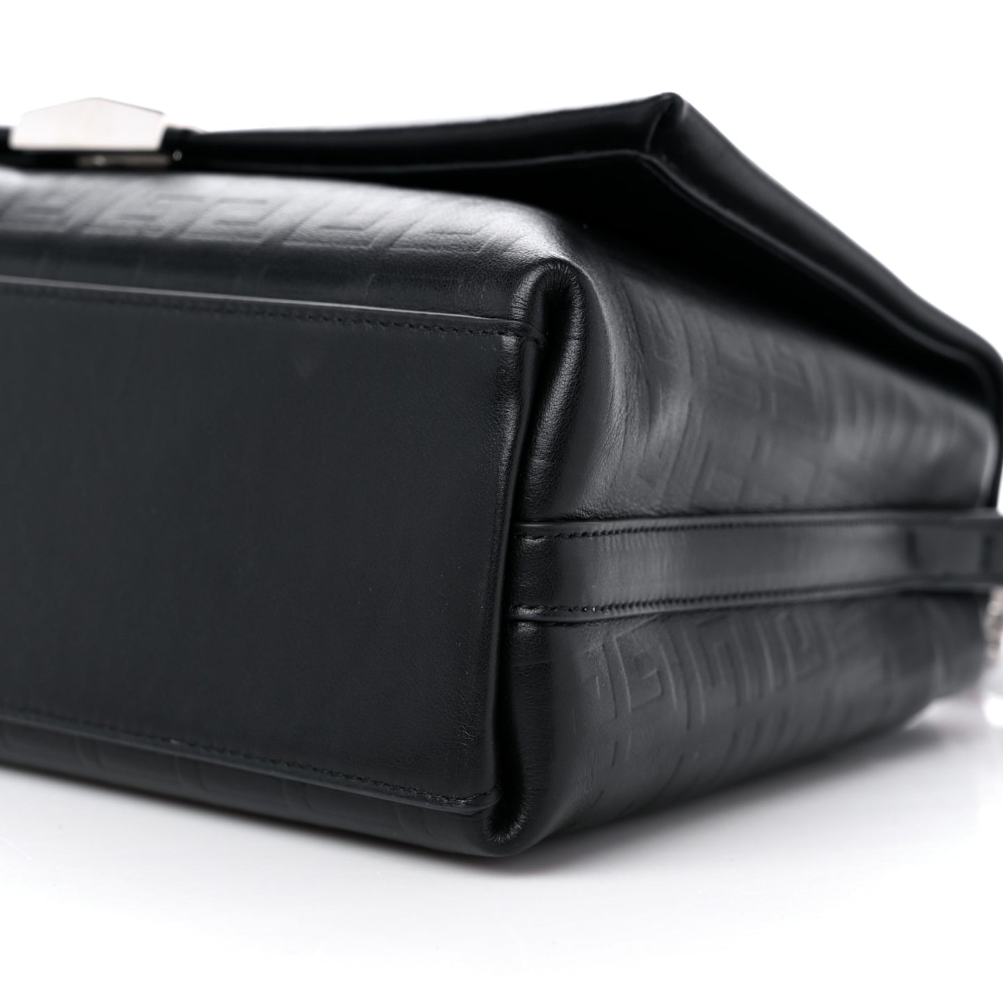 Soft Calfskin 4G Embossed Medium Shoulder Bag Black