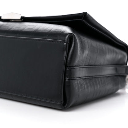 Givenchy Soft Calfskin 4G Embossed Medium Shoulder Bag Black 8 of 8