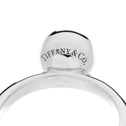 Tiffany Sterling Silver 8mm Hardwear Ball Ring 48 4.5 6 of 8