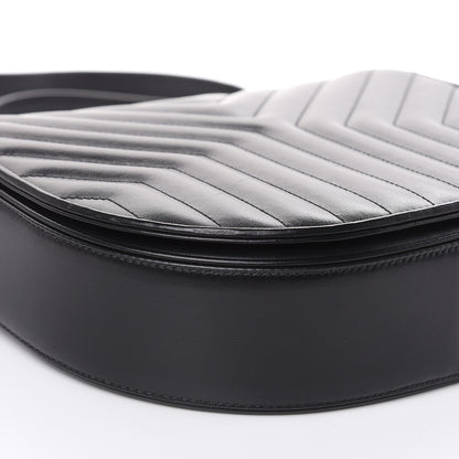 Saint Laurent Calfskin Quilted Y Joan Satchel Black 12 of 13
