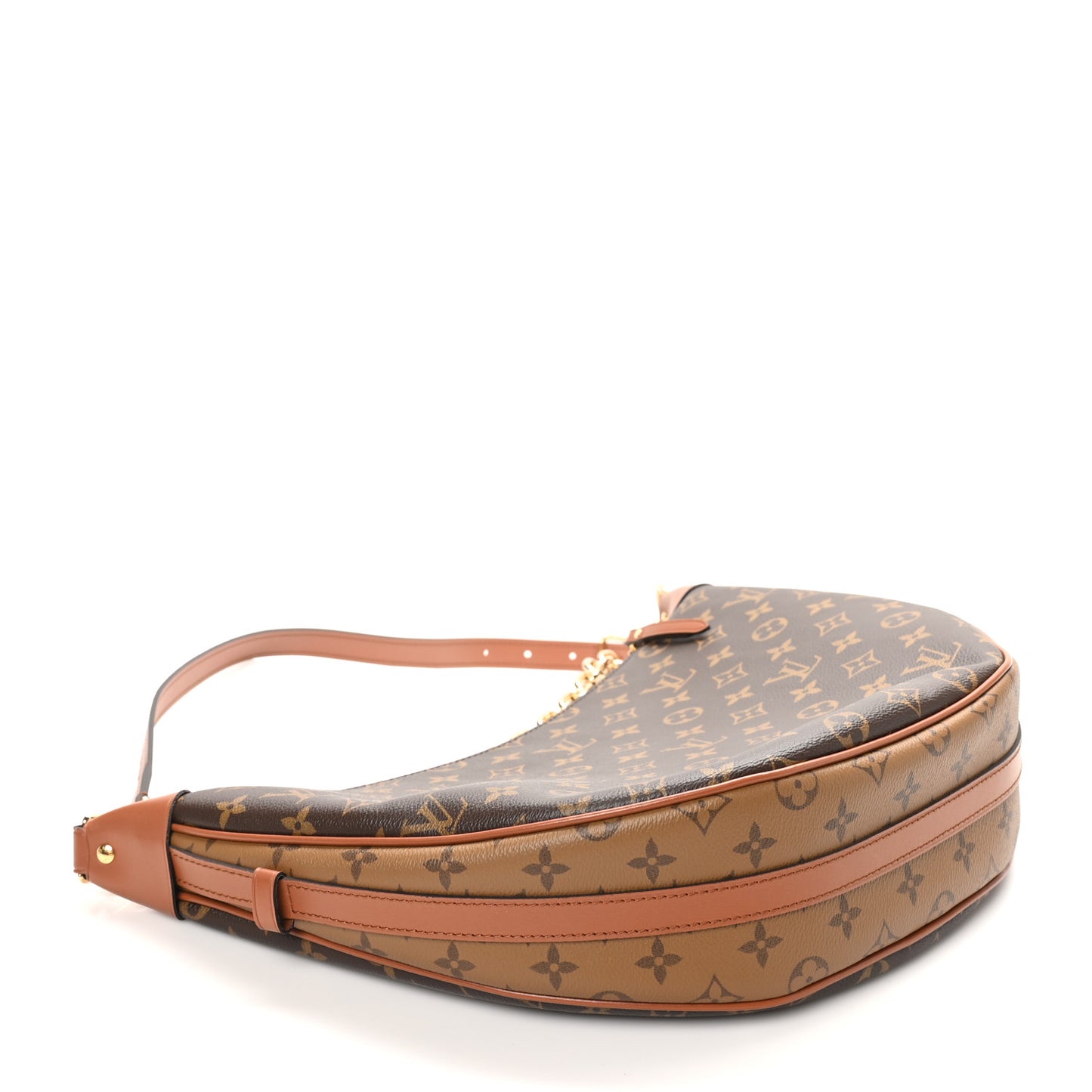 Reverse Monogram Loop Hobo