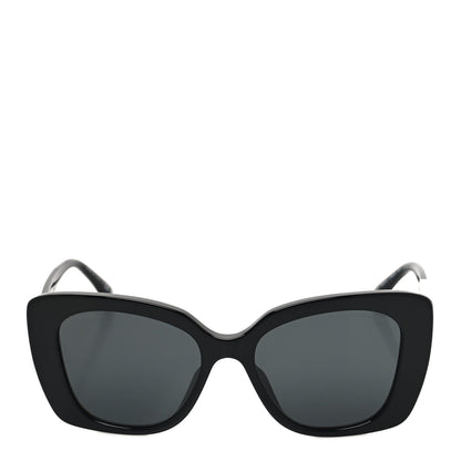 Chanel Acetate Strass Polarized Square Sunglasses 5422-B-A Black White 2 of 7