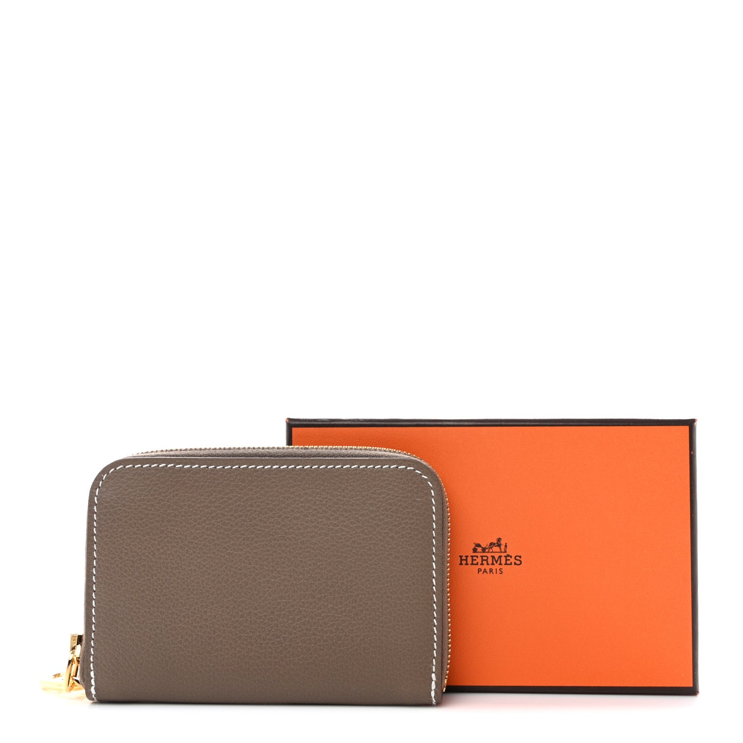 Evercolor Zipengo Chain D'Ancre Compact Cardholder Etoupe