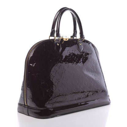 Louis Vuitton Vernis Alma GM Amarante 3 of 11