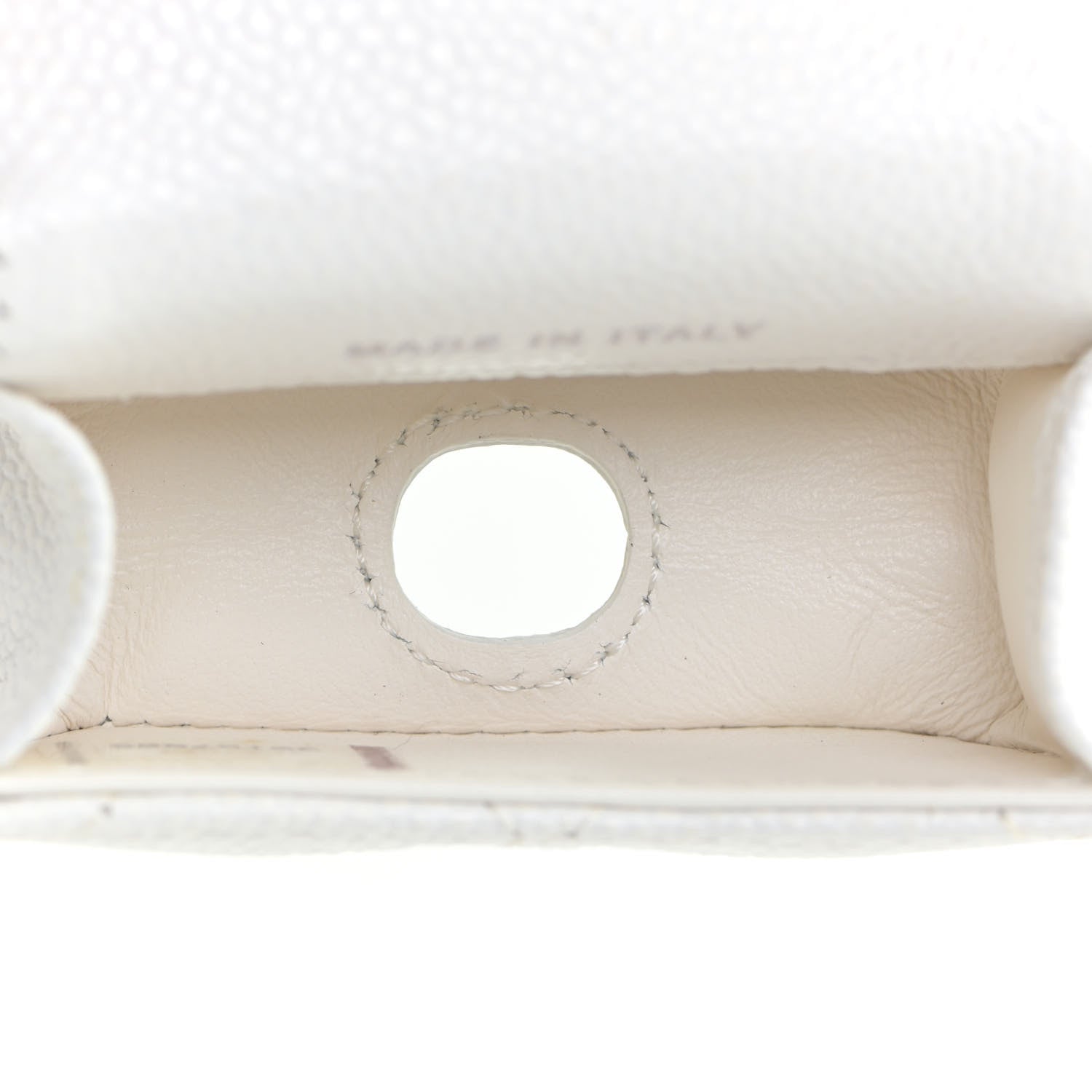 Chanel Caviar Quilted Airpods Pro Case White 2 of 11
