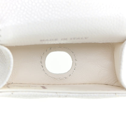 Chanel Caviar Quilted Airpods Pro Case White 2 of 11